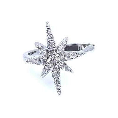 Jan Kos jewellery stříbrná záušnice se zirkony 12123662