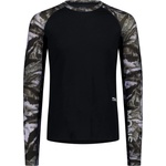 Mons Royale Мъжко мериносово термобельо Mons Royale Temple Merino Long Sleeve Merino base layer - Rock Camo / Black (015-2332-0312)