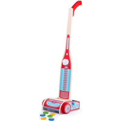 Bigjigs Toys tyčový vysavač červená – Zboží Dáma