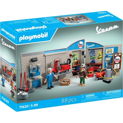 PLAYMOBIL 71620 Garáž Vespy z 60. let – Zboží Mobilmania