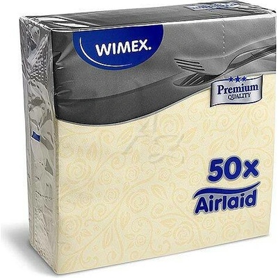 Airlaid ubrousky Premium dekor R béžové 50ks 40x40cm