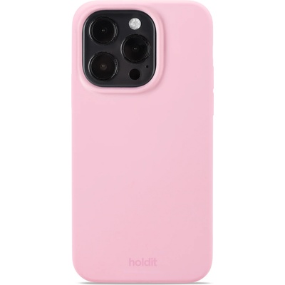 Holdit Гръб Holdit Silicone Case за iPhone 14 Pro - Бледо розов