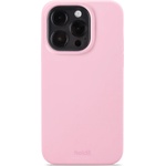 Holdit Гръб Holdit Silicone Case за iPhone 14 Pro - Бледо розов