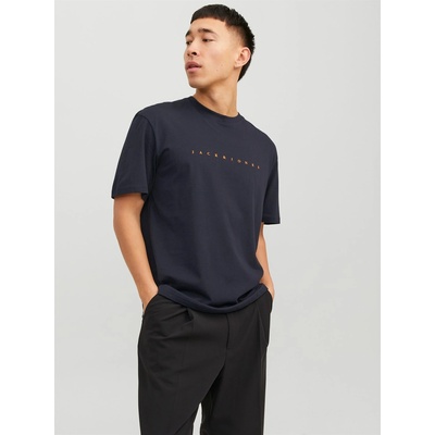 Jack and Jones Тениска Jack and Jones Estar Relaxed Fit Short Sleeve T-Shirt - Dark Navy