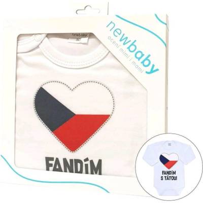 NEW BABY Body s potiskem Fandím s tátou