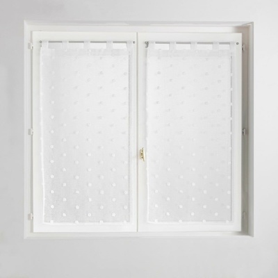 Biela záclona 60x120 cm Pompinou – douceur d'intérieur