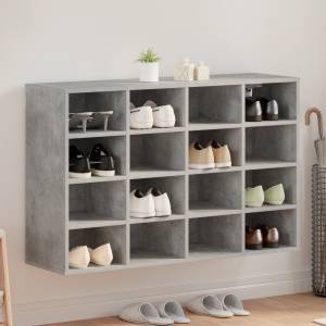 vidaXL Шкаф за обувки 103 x 30 x 67 см Инженерна дървесина (808733)