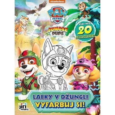 Vyfarbuj si! Tlapková patrola Tlapky v džungli