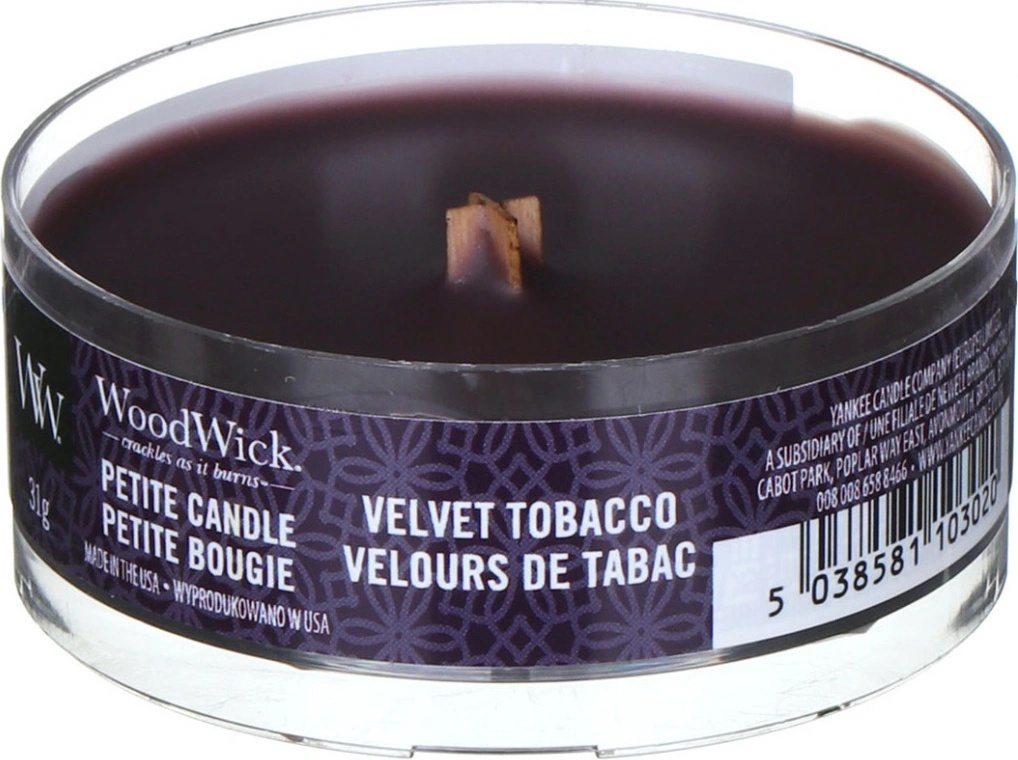 woodwick velvet tobacco WoodWick Velvet Tobacco 31 g