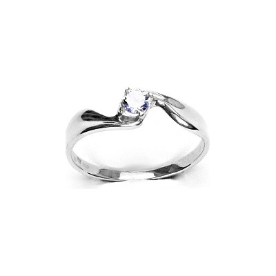 Čištín Stříbrný se zirkonem lavender T 1026