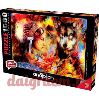 Anatolian Пъзел anatolian 4562 - 1500 части - Вълчица (p4562)