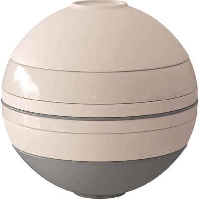 Villeroy & Boch iconic la boule jedálenská sada krémovo hnedá 7 ks