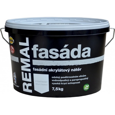 Remal Fasádní nátěr bílá 7,5 kg – Zbozi.Blesk.cz
