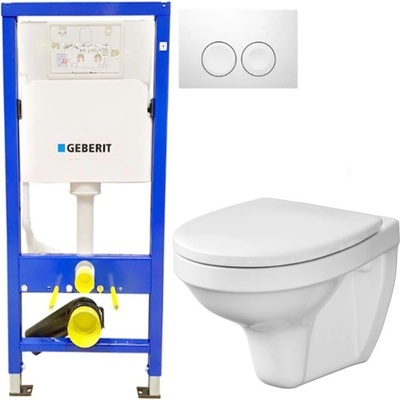 GEBERIT Duofix tlačítko DELTA21 bílé WC CERSANIT DELFI + SEDÁTKO 458.103.00.1 21BI DE1 – Zboží Dáma