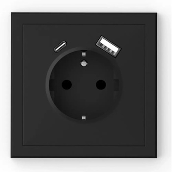 Commel КОНТАКТ ШУКО 16a+usb ТИП a+c 3a 15w