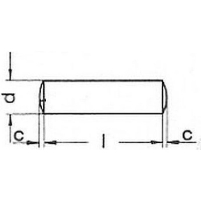 kolík 2x30 m6 BEZ PÚ válcový DIN 7 A [1 ks]
