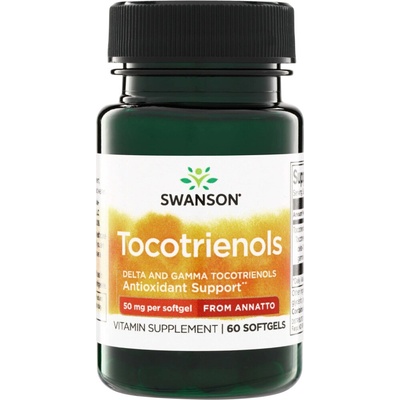Swanson Tokotrienoly Delta Gold s Annato 50 mg 60 kapslí