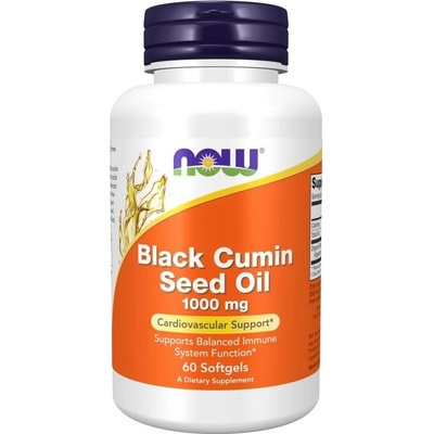 Now Foods Black Cumin Seed Oil 1000 mg 60 kapsúl