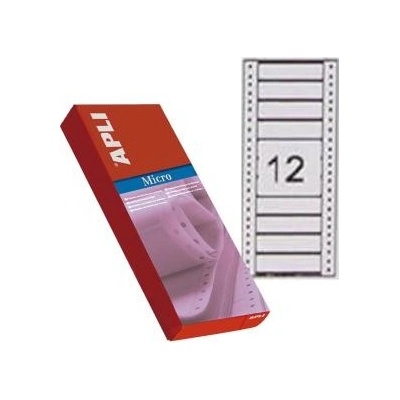 Etikety tabelačné 88,9x23,3mm APLI 1 radové
