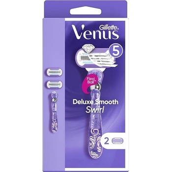 Gillette Venus Deluxe Smooth Swirl + 2 ks hlavic