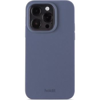 Holdit Калъф Holdit - Silicone, iPhone 15 Pro, син (7330985159961)