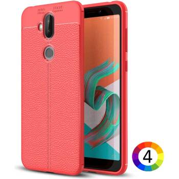 ASUS Zenfone 5 Lite ZC600K Удароустойчив Litchi Skin Калъф и Протектор