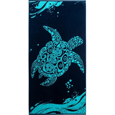 DecoKing Luxusná plážová osuška TURTLE 90 x 180 cm