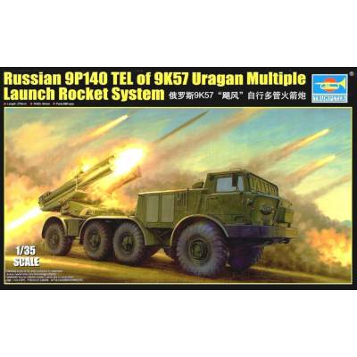 Trumpeter Russian 9P140 TEL of 9K57 Uragan Multiple Launch Rocket System 1:35