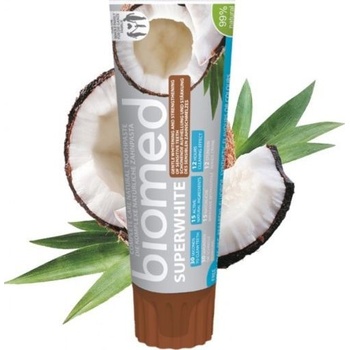 Biomed Zubní pasta SUPERWHITE s přírodním kokosovým olejem 100 g