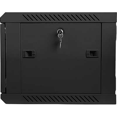 Lanberg rack cabinet 19 wall-mount 6U / 600x450 for self-assembly (flat pack), black (WF01-6406-10B)