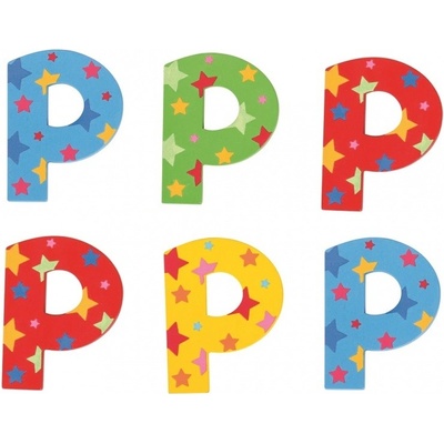 Bigjigs Toys hviezdičkové písmenko P