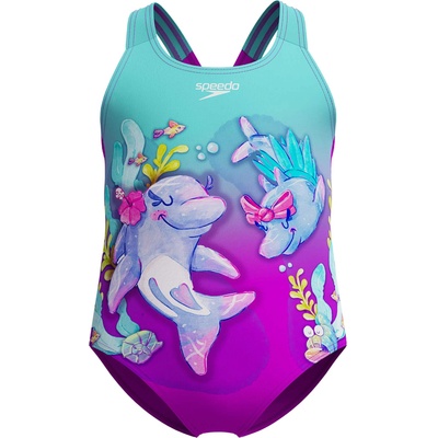 Speedo Цял бански girls digital printed