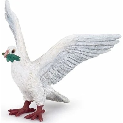 Papo - Фигурка за колекциониране и игра - Птица - Бял гълъб (50248)