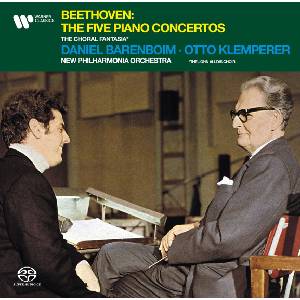 Warner Klemperer Otto, Barenboim Daniel: Beethoven: 5 Piano Concertos, Choral Fantasy (SACD) - 3CD (080215)