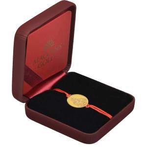 Macoins gold Златна гривна Света Богородица Елеуса
