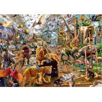 Ravensburger - Puzzle Chaos in der Galerie - 1 000 piese