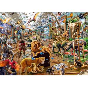 Ravensburger - Puzzle Chaos in der Galerie - 1 000 piese
