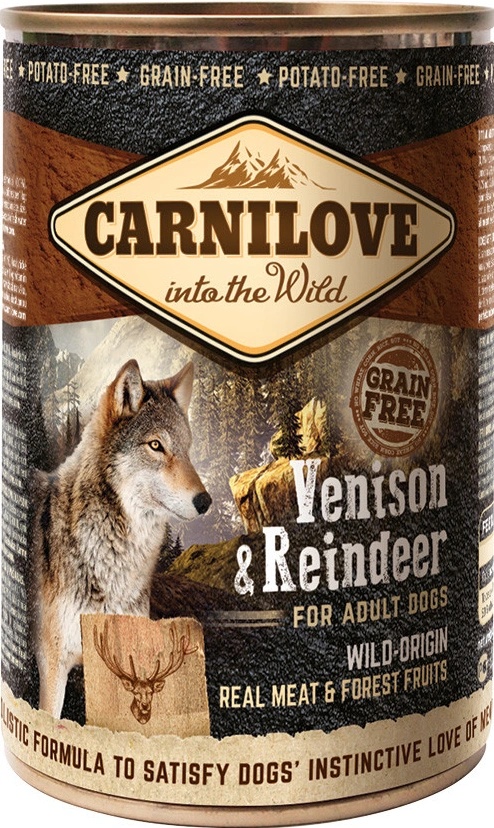 Carnilove Wild Meat Venison & Reindeer 400 g Carnilove Wild Meat Venison & Reindeer 400 g