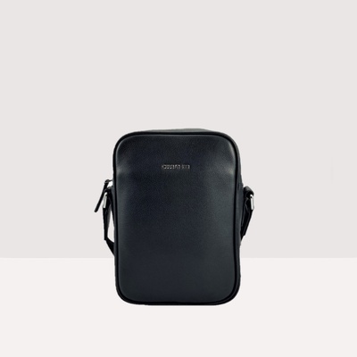 Cerruti 1881 JOVI pánský kožený bodybag ČERNÝ