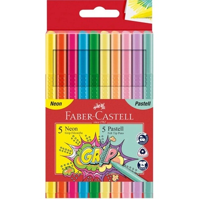 Faber-Castell 155312 Grip 10 farieb