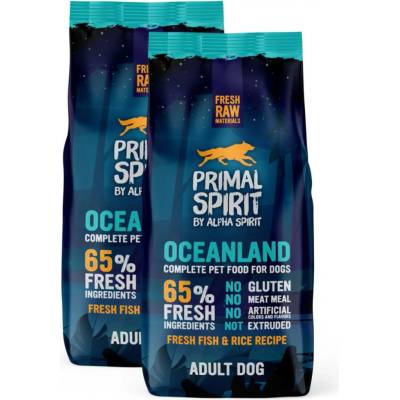 Primal Spirit Dog 65% Oceanland 2 x 12 kg