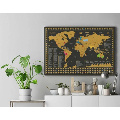 68travel Stieracia mapa sveta