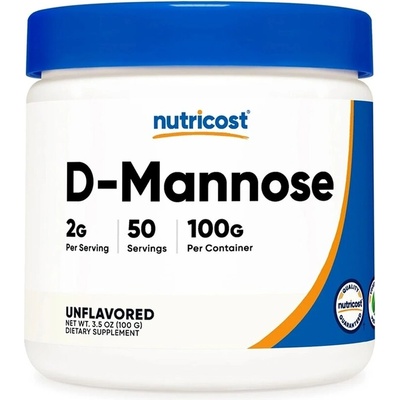 Nutricost D-Маноза 100 g прах | Nutricost (93730 (170101) NC)