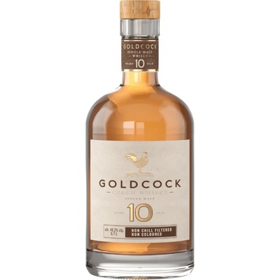Gold Cock 10y 49,2% 0,7 l (holá láhev)