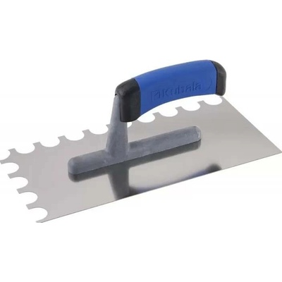 KUBALA Hladítko nerez půlkulatý zub, 270 x 130 mm, gumová rukojeť M