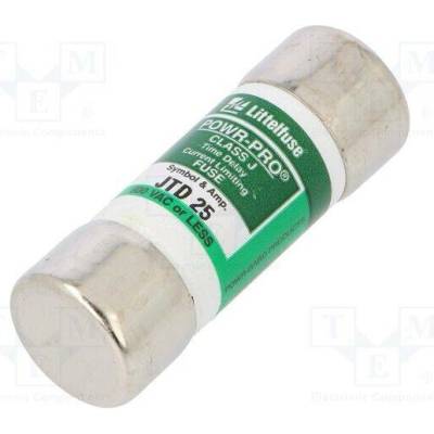 LITTELFUSE JTD025 Pojistka: tavná; průmyslová; 25A; 600VAC; 300VDC; zpožděná; JTD
