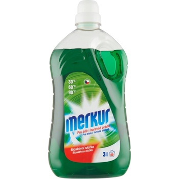 Merkur prací gél na biele a farebné oblečenie 60 PD 3 l