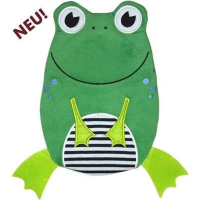 Hugo Frosch Junior Comfort dětský termofor Öko velur žába 0,8 l