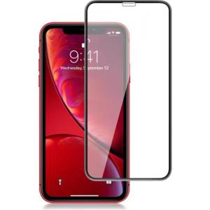  Удароустойчив стъклен протектор за екран марка Mocolo за iPhone XR - цвят черен