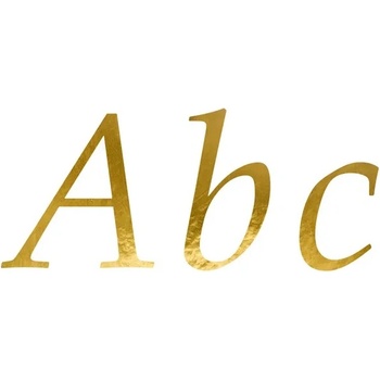 PartyDeco Стикери златни - азбука